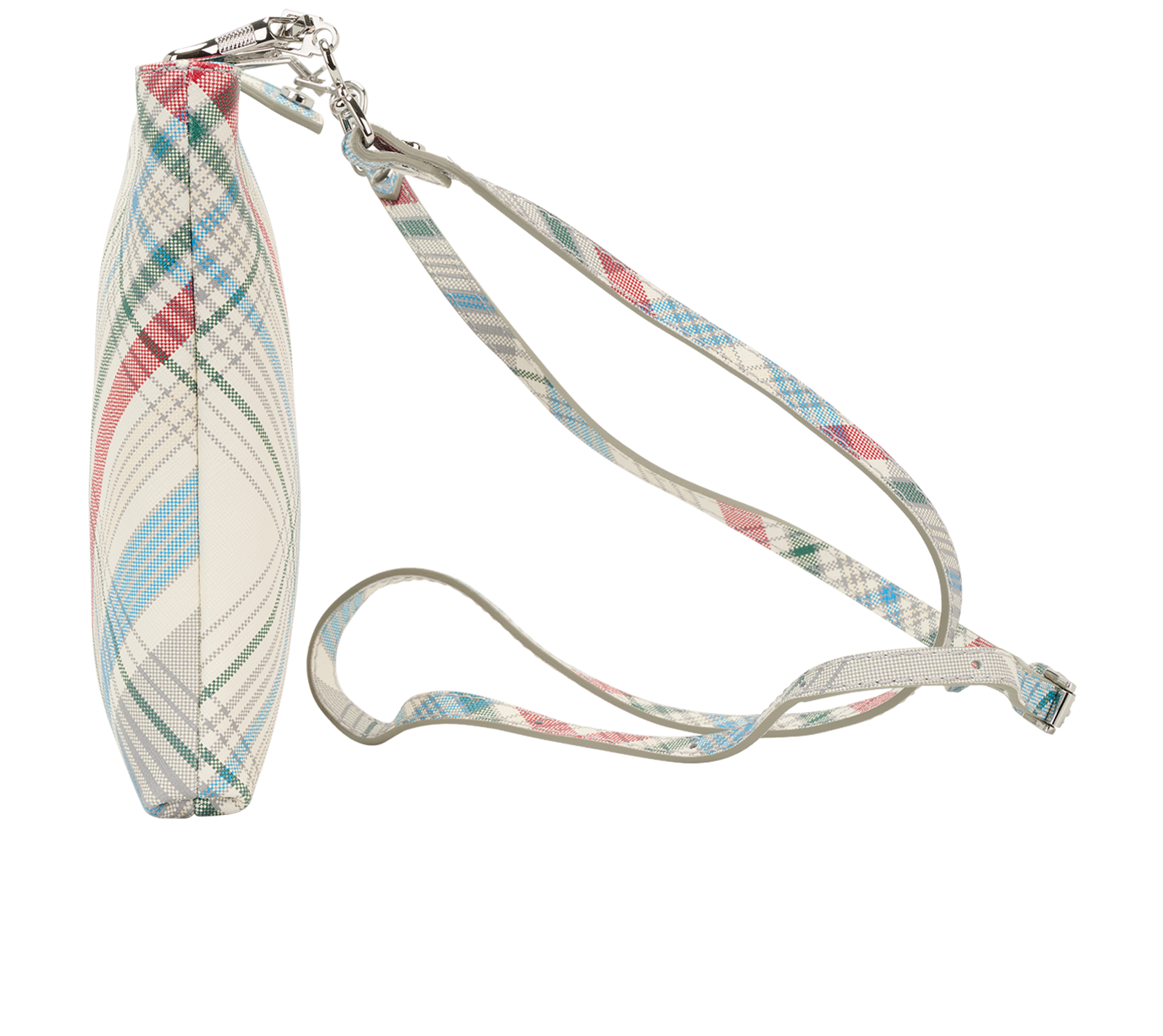 Squire Square Crossbody, &pound;90, Handbags, White, Canvas, Bottom view